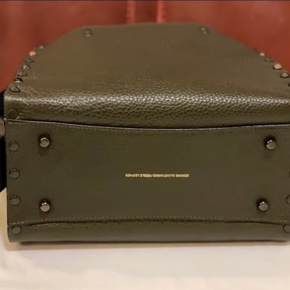 Coach Rogue 25 Olive Green with Jeweled Studs - Picture 6 of 13